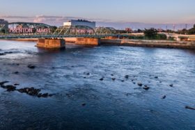 Drone Photo of Lower Trenton Bridge